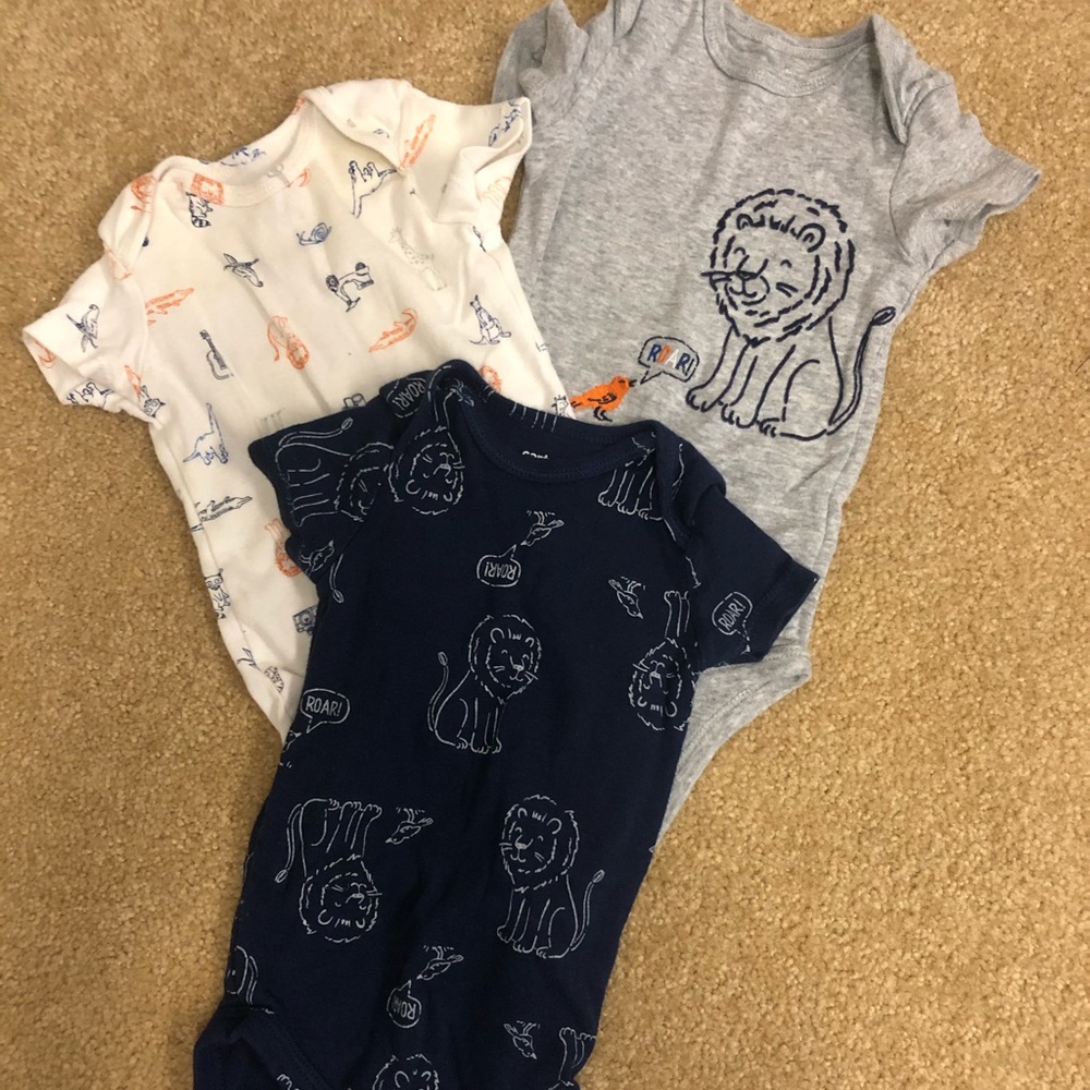 Carter’s Onesies, size 3-6 months